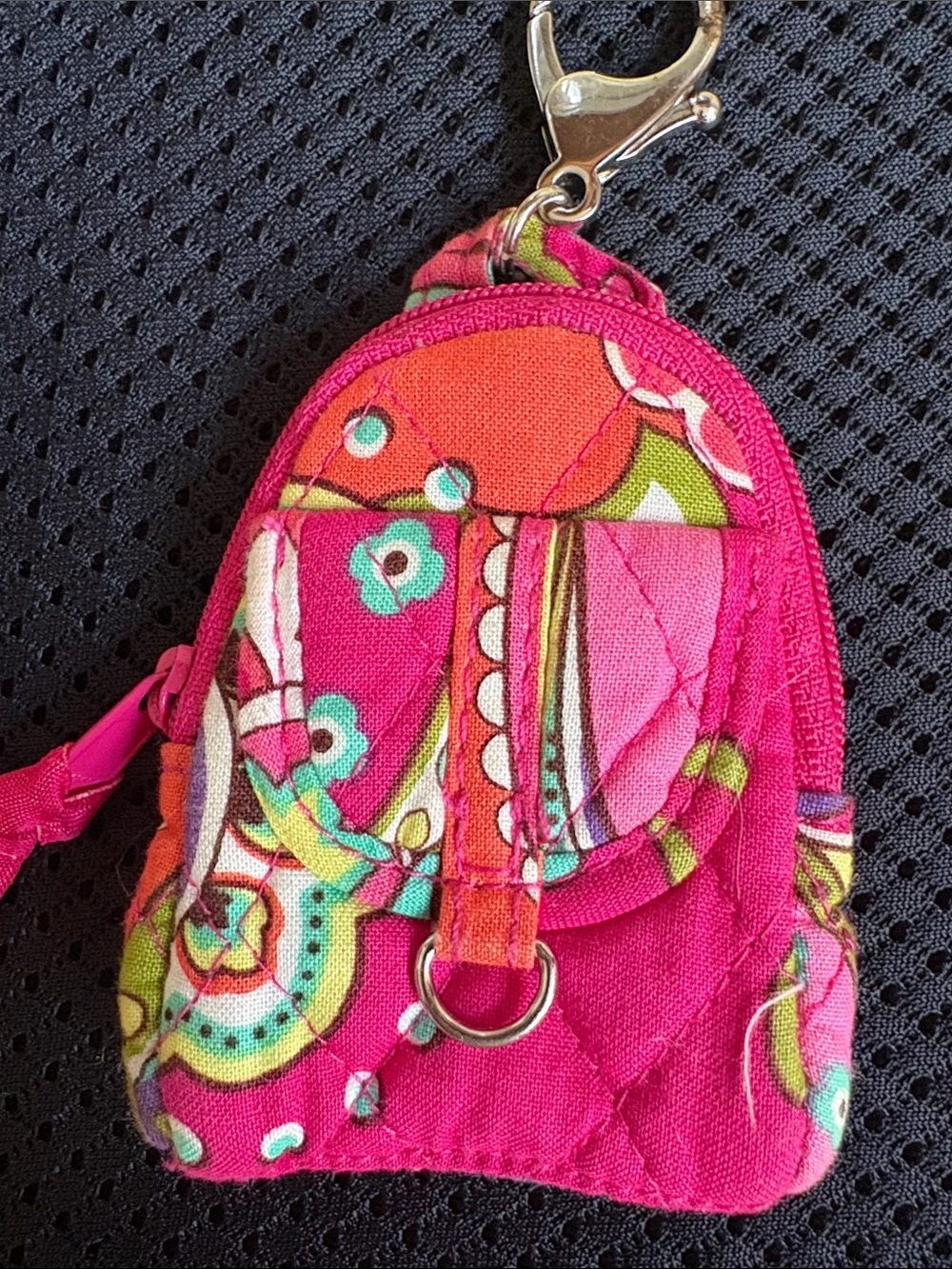 Vera Bradley Backpack Key Chain - Picture 2 of 4